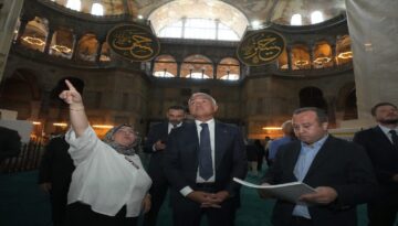 Ayasofya’da dev onarımda 3 etap tamam