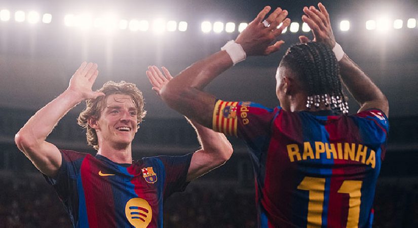 Barcelona 5 attı, 3’te 3 yaptı!
