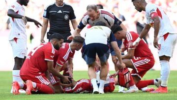 Bayern’in ünlü yıldızı, ikinci kere alanda bayıldı. Musiala, kısa müddetliğine şuurunu kaybetti