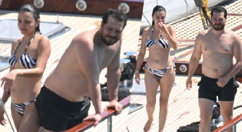 Bodrum’da aşk molası… Çağatay Ulusoy ve Aslıhan Malbora tatilde!