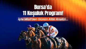 Bursa’da 11 koşuluk program! İşte Misli’den günün altılı tahlili…