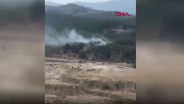 Bursa’da orman yangını çıktı. Takımlar müdahale ediyor