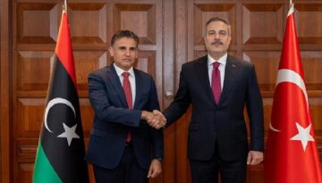Dışişleri Bakanı Hakan Fidan, Salahattin Nemruş ile bir araya geldi.