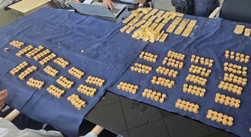 Duvardan yaklaşık 9 milyon euro pahasında altın çıktı