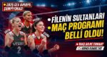 Filenin Sultanları Maçı Ne Vakit, Saat Kaçta, Hangi Kanalda? 2026 CEV Avrupa Voleybol Şampiyonası Maç Programı ve Yayın Kanalı