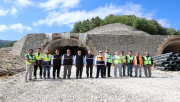 Geminbeli Tüneli’nin kış gelmeden hizmete açılması planlanıyor