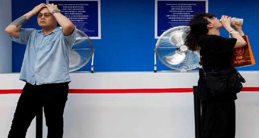 Güney Kore’de rekor. Termometreler 42,5 dereceyi gösterdi
