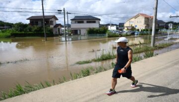 Japonya’yı vuran şiddetli yağışlarda meyyit sayısı 10’a yükseldi, bin 499 bina sular altında kaldı