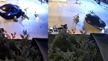 Kazadan sonra yaralıları ezerek kaçtı