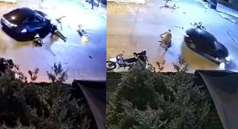 Kazadan sonra yaralıları ezerek kaçtı