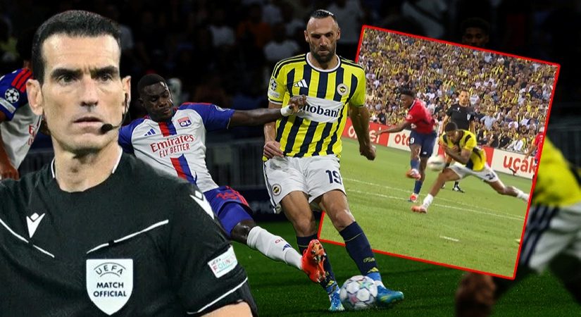 Misal konum, tıpkı hakem, farklı karar. Fenerbahçe’nin penaltı konumundaki gerçek ortaya çıktı
