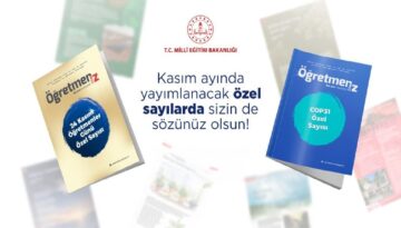 ‘ÖğretmenİZ’ dergisi iki özel sayıyla yayınlanacak