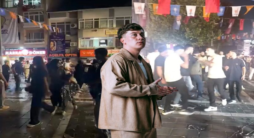Rapçi Poizi konserinde ortalık karıştı. Tekmeli yumruklu hengameye polis müdahale etti.