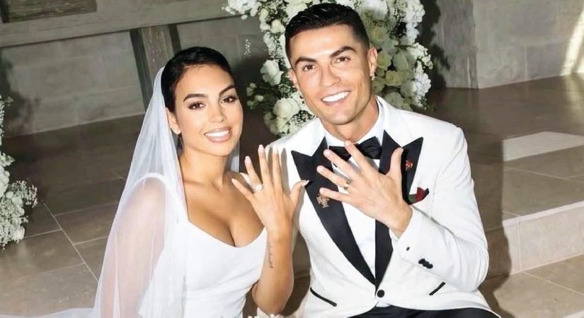 Ronaldo sonunda evlendi