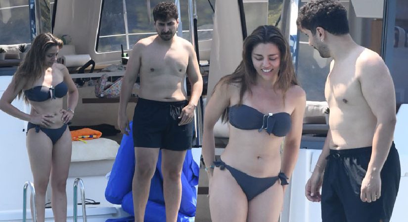 Sıla Türkoğlu’nun tekne sefası