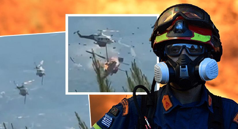Son dakika… Yunanistan’da helikopterler havada çarpıştı