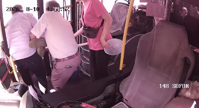 Sürücünün süratli müdahalesi hayat kurtardı