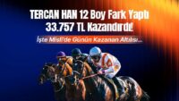 Tercan Han 12 uzunluk fark yaptı, 33.757 tl kazandırdı! İşte Misli’de günün kazanan altılısı…