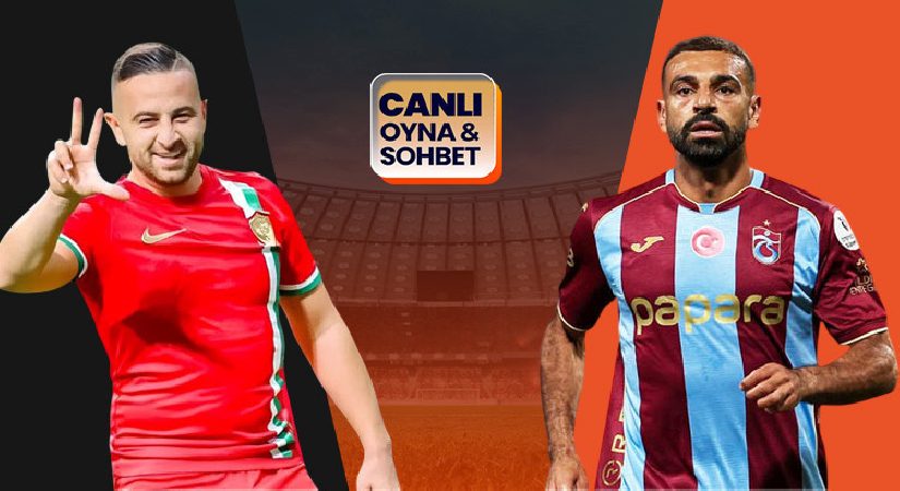Trabzonspor, Amed deplasmanında! Maçın heyecanı canlı sohbet ile Misli’de