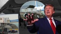 Trump’ın nefes kesen kaçış operasyonu: Ayrıntılar ortaya çıktı! ABD Başkanı yemek kamyonuyla uçak değiştirmiş