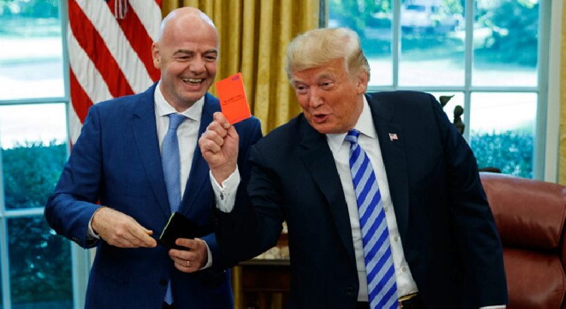 Trump’tan FIFA Başkanı Infantino’ya destek