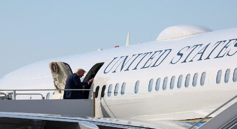 Trump’tan saklı uçuş açıklaması: “Benim uçağım daha büyük risk altındaydı”