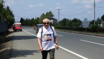 ‘Yürüyen Adam’dan çocuk vefatlarına karşı Trabzon-Ankara yürüyüşü