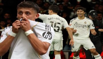 Arda Güler bu sefer birinci 11’de başladı. Frikik vuruşuyla kadrosunu öne geçirdi