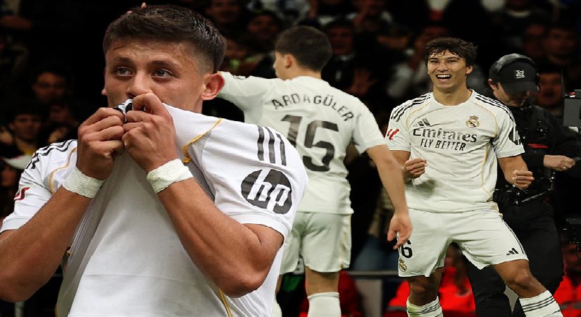 Arda Güler bu sefer birinci 11’de başladı. Frikik vuruşuyla kadrosunu öne geçirdi