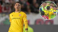 Arjantin’de final maçında ortalık karıştı: Trivela gol yiyen Muslera, rakibinin boğazına yapıştı!