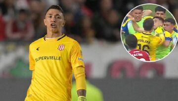 Arjantin’de final maçında ortalık karıştı: Trivela gol yiyen Muslera, rakibinin boğazına yapıştı!