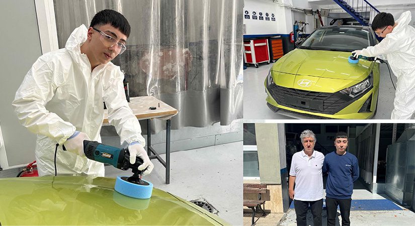 Bağcılar’dan Güney Kore’ye… Hyundai merkezinde boya kaporta eğitimi