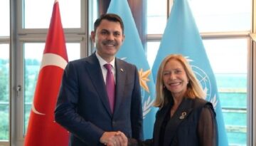 Bakan Kurum, WMO Genel Sekreteri Saulo ile görüştü