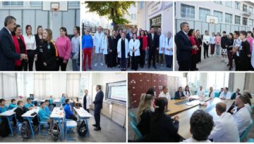Bakan’dan sürpriz okul ziyareti