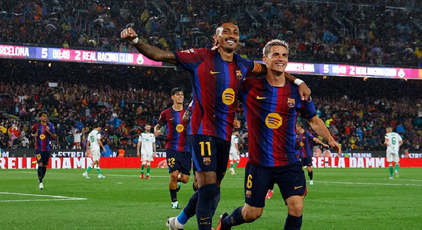 Barcelona 7-2 Racing Santander maç özeti (İspanya La Liga)