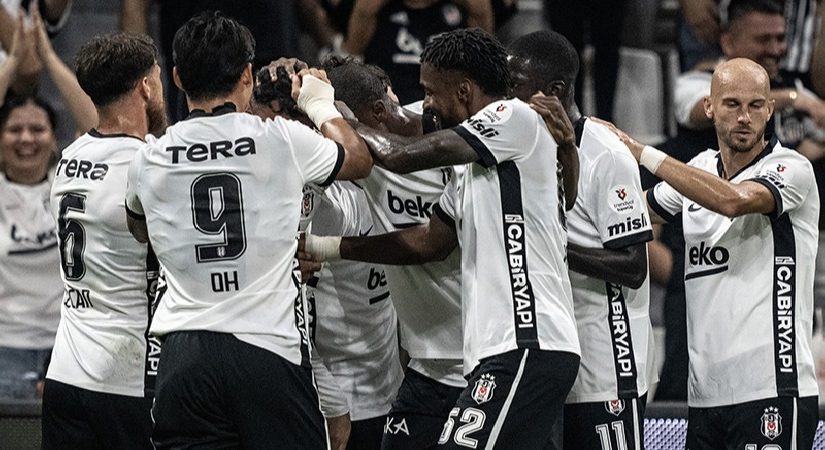 Beşiktaş, doludizgin devam ediyor. Dolmabahçe’de Erzurumspor FK’ya talih tanımadı