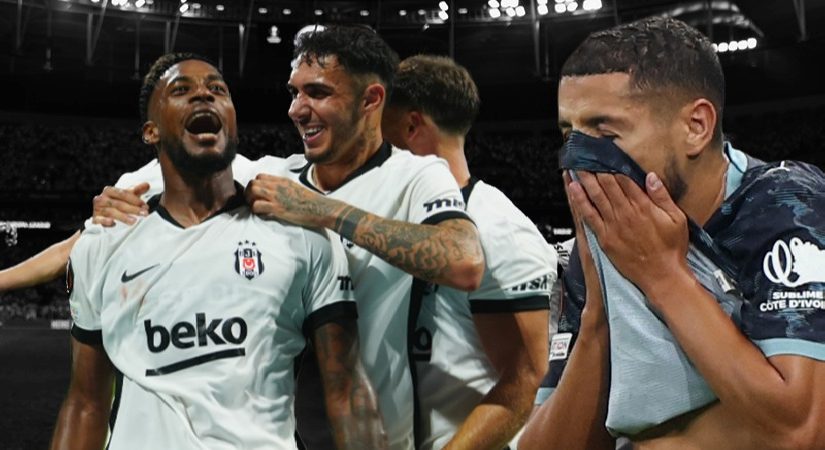 Beşiktaş fark attı, Marsilya’yı yerden yere vurdular. “Bozgun, çöküş, kabus”