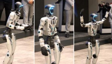 Bir aydır eğitiliyordu, insan görünümlü robot belediyede işe başladı