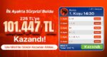 Birinci ayakta sürprizi buldu 225 TL’ye 101.447 TL kazandı! İşte Misli’de günün kazanan altılısı…