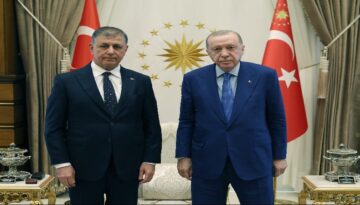 Cumhurbaşkanı Erdoğan, İzmir Büyükşehir Belediye Başkanı Cemil Tugay’ı kabul etti