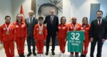 Cumhurbaşkanı Erdoğan, Türkiye Özel Sporcular Spor Federasyonu temsilcilerini kabul etti