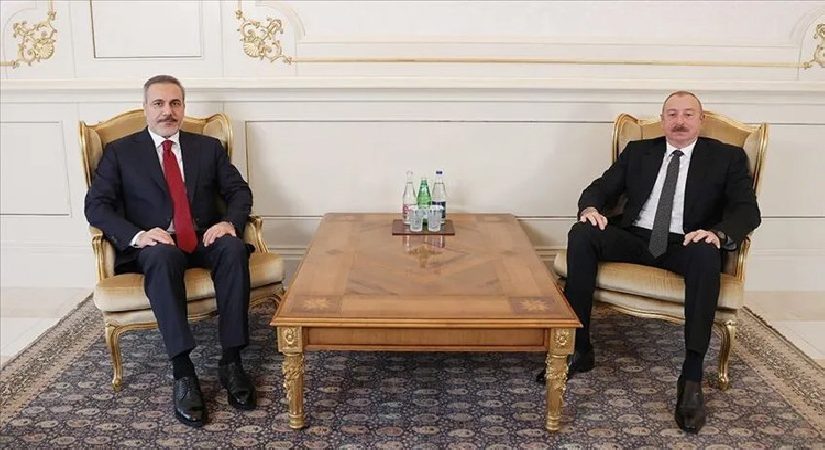 Dışişleri Bakanı Hakan Fidan, Azerbaycan Cumhurbaşkanı Aliyev ile görüştü