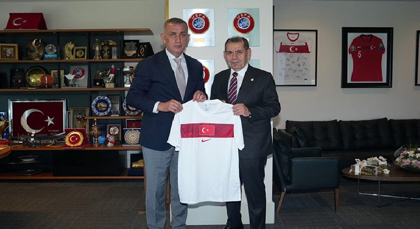 Dursun Özbek’ten TFF Başkanı Hacıosmanoğlu’na ziyaret