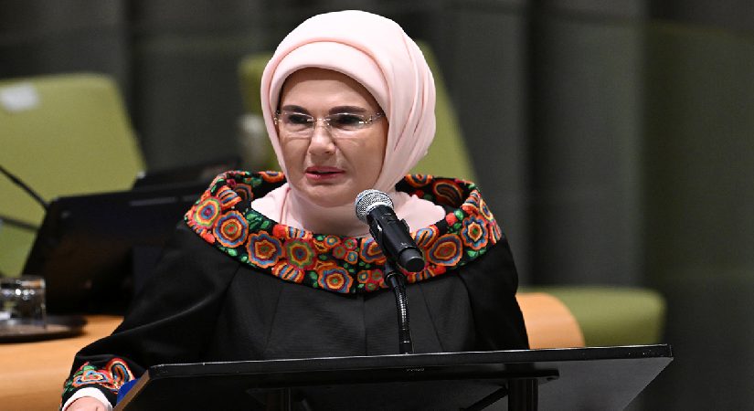 Emine Erdoğan BM’de konuştu: Kullan-at kültüründen uzaklaşmalıyız