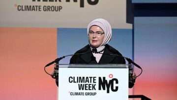 Emine Erdoğan, New York İklim Haftası açılışında konuştu