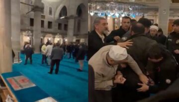 Eyüpsultan Camii’nde silahlı hengame