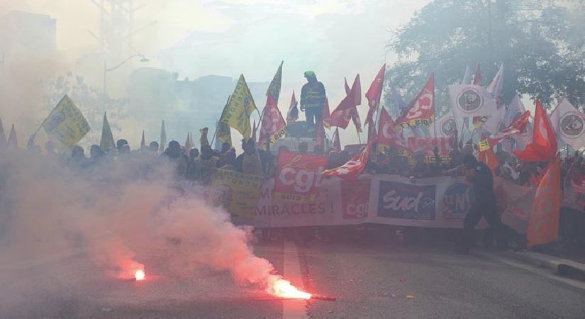 Fransa’da sokaklar karıştı! Halk ayaklandı: Grev başladı