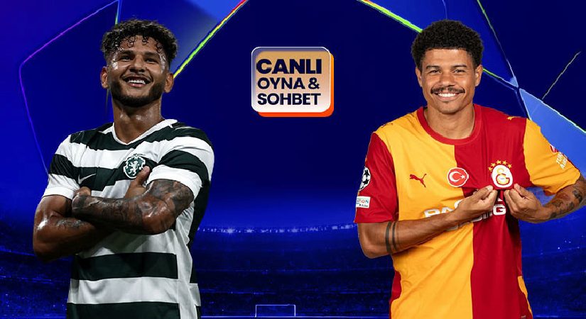 Galatasaray, Şampiyonlar Ligi’nde Sporting deplasmanında! Maçın heyecanı canlı sohbet ile Misli’de