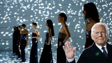 Giorgio Armani’den 1 yıl sonra. Armani ‘evrim’ temasıyla geri döndü