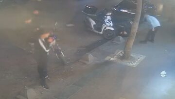 Husumetlisini sokak ortasında vurdu